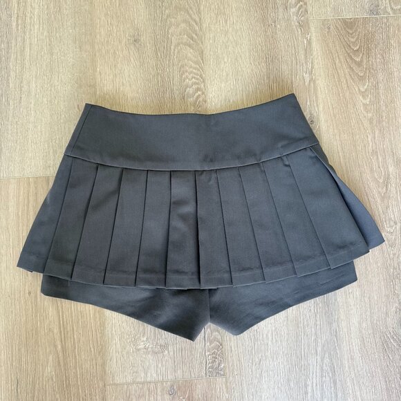 The Porta - mini skirt with shorts/ charcoal - Picture 5 of 6